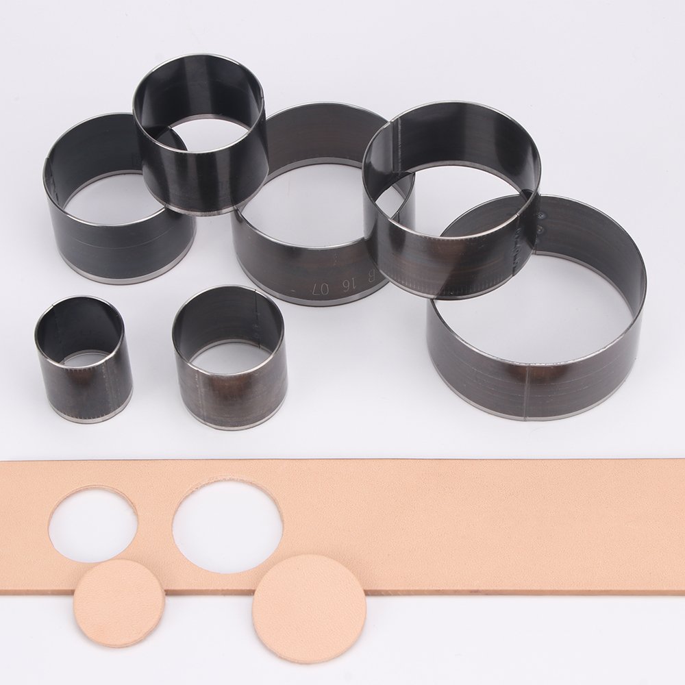 Leatherwork Rings - 7pc/set Leather Round Punching Die, DIY