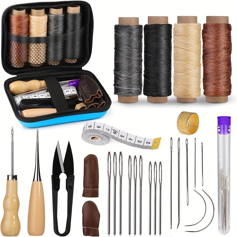 Leatherwork Thread - Leather Sewing Kit, Leather Repair Kit