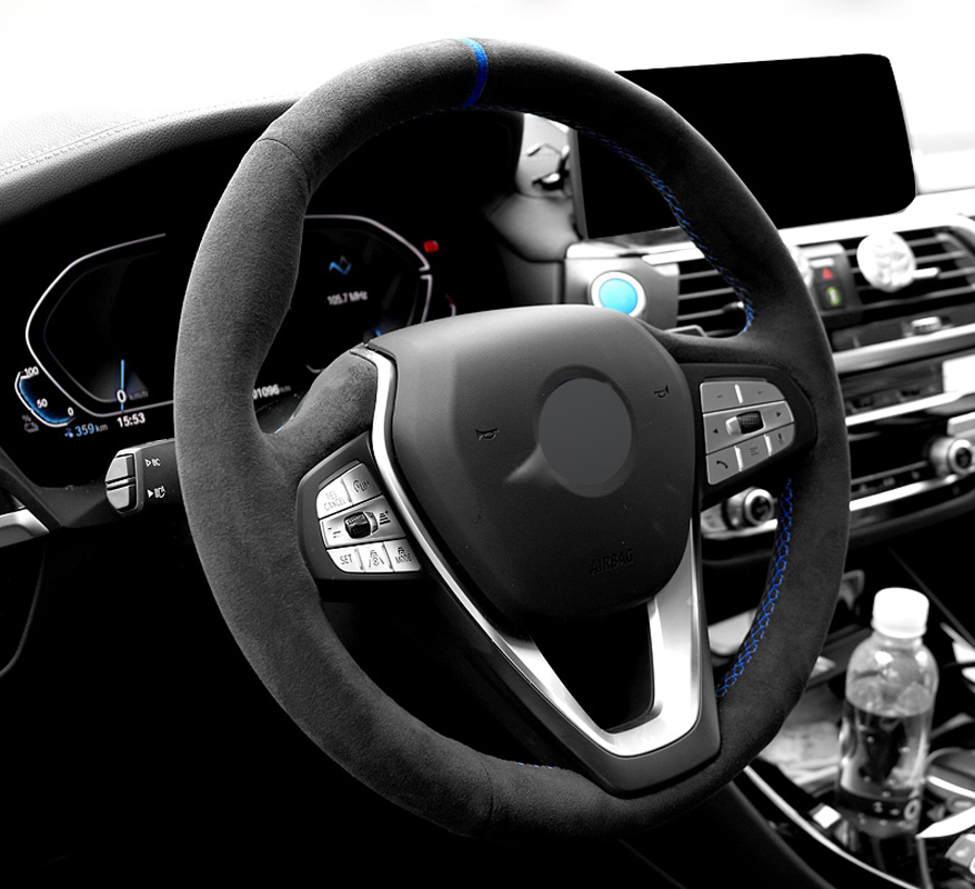 Leatherwork Thread - Genuine Leather Alcantera Steering Wheel Cover