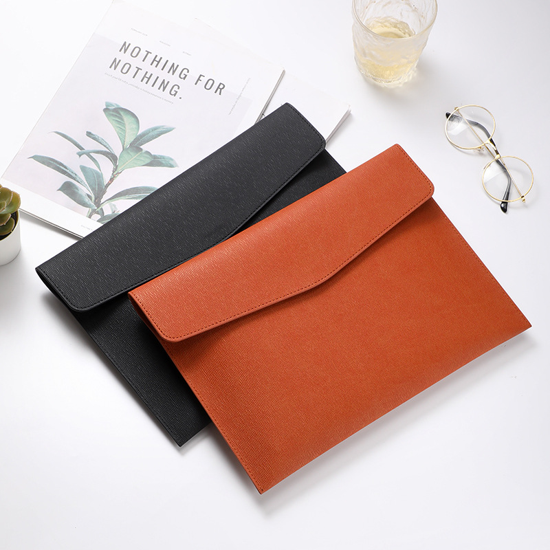 Faux Leather Document Bag, Bus - Leather Work Folder ulasan dan harga