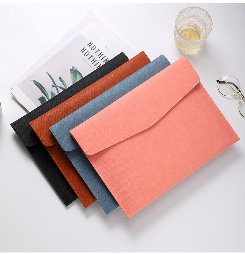 Faux Leather Document Bag, Bus - Leather Work Folder ulasan dan harga
