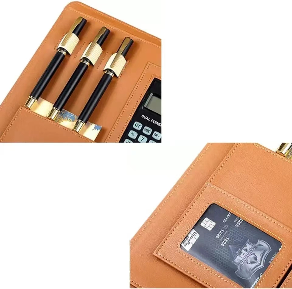 A4Pu leather briefcase equippe - Leather Work Folder ulasan dan harga