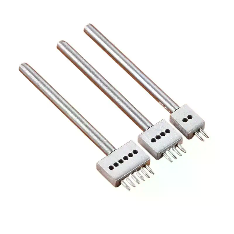 3Pcs Manual Leather Hole Punch - Leatherwork Manual ulasan dan harga