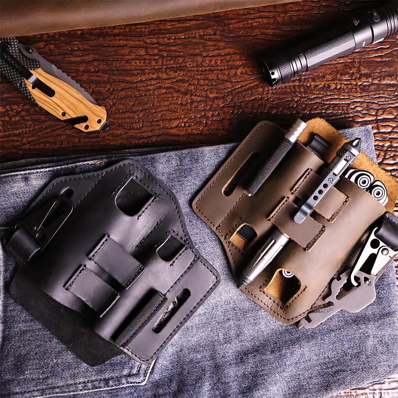 Outdoor Work Multitool Holder  - Leatherwork Knife Sheath ulasan dan harga