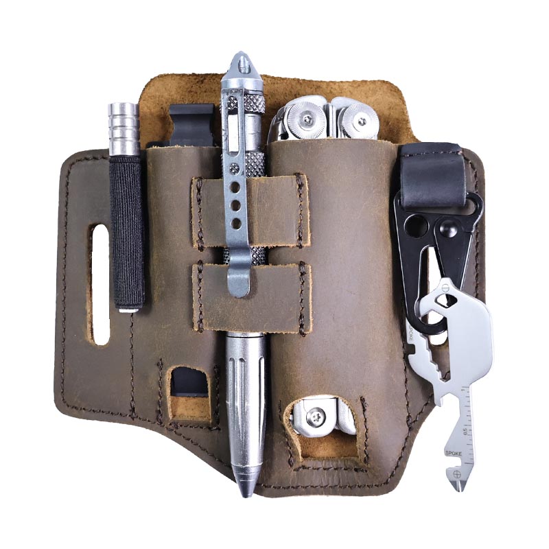 Outdoor Work Multitool Holder  - Leatherwork Knife Sheath ulasan dan harga