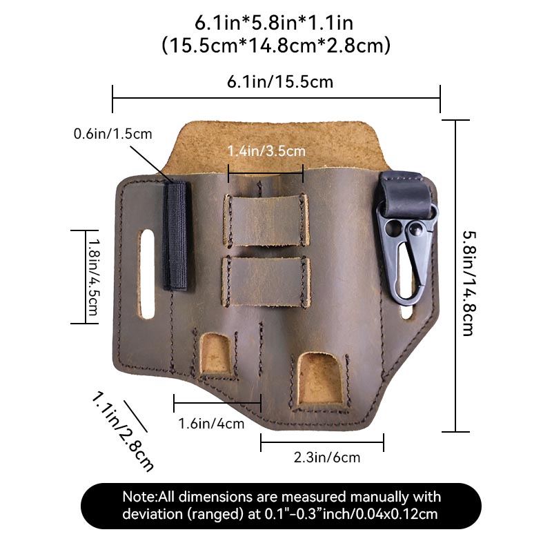 Outdoor Work Multitool Holder  - Leatherwork Knife Sheath ulasan dan harga