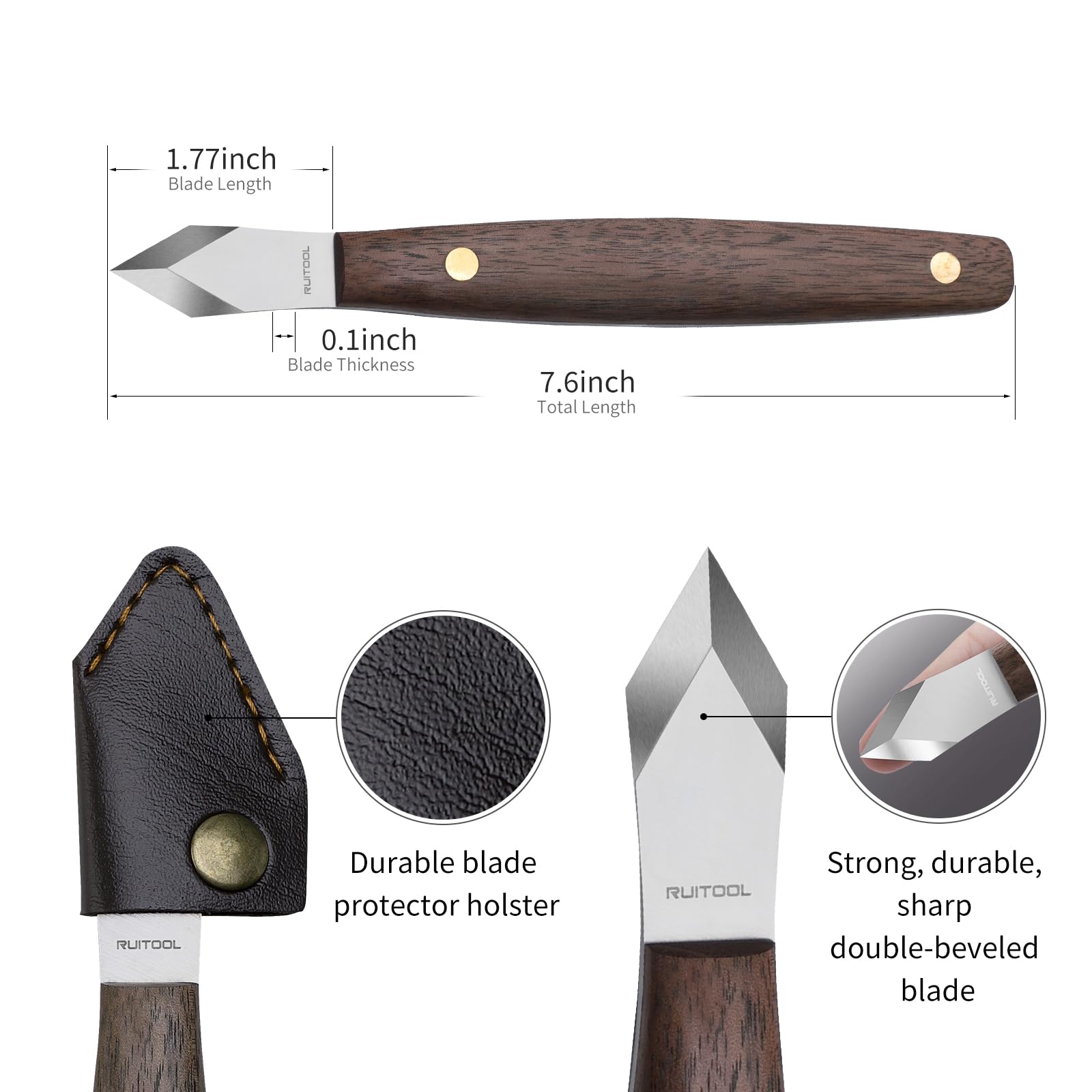 RUITOOL Marking Knife High Car - Leatherwork Knife Sheath ulasan dan harga
