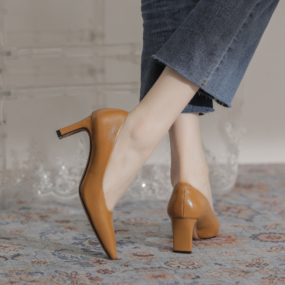 High Heels Women's New Profess - Leatherwork In French ulasan dan harga
