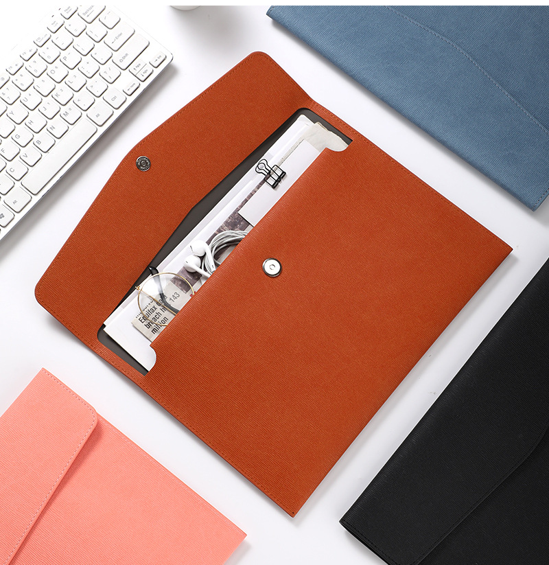 Faux Leather Document Bag, Bus - Leather Work Folder ulasan dan harga