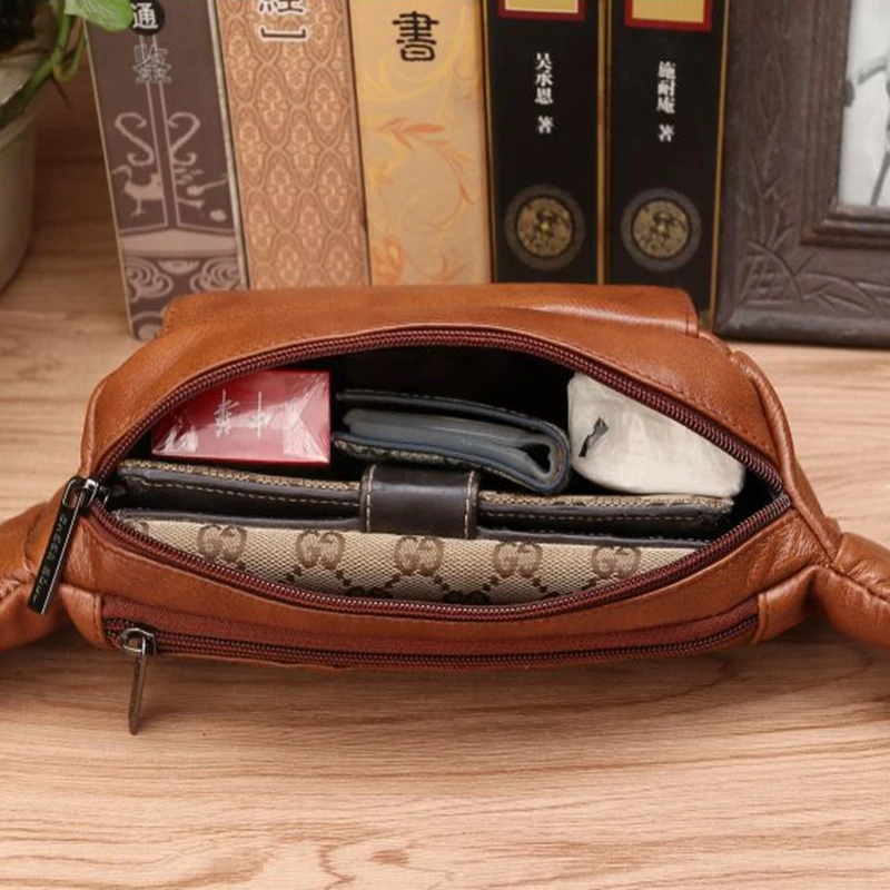 Men Genuine Leather Belt Waist - Leatherwork Fasteners ulasan dan harga