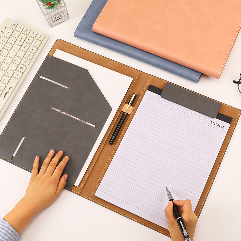 Writing Case With Closure Busi - Leather Work Folder ulasan dan harga