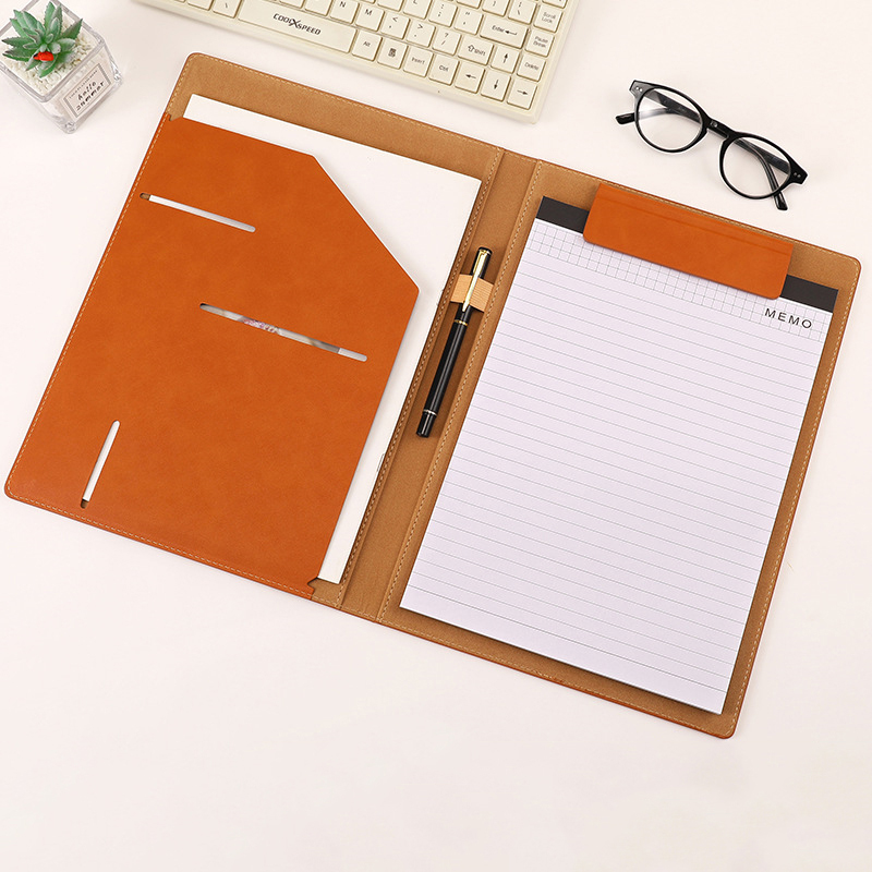 Writing Case With Closure Busi - Leather Work Folder ulasan dan harga