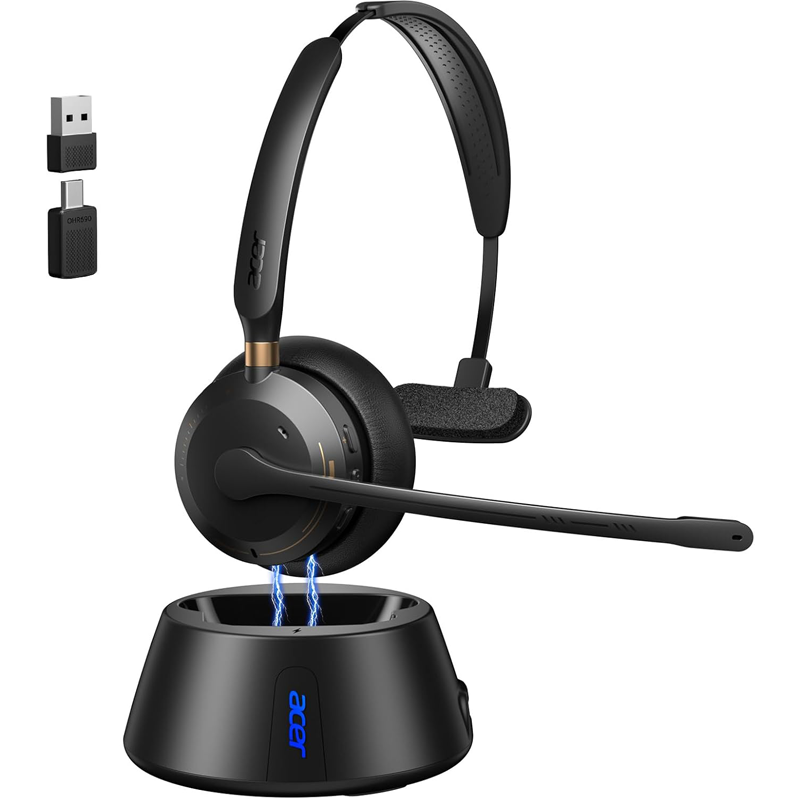 Acer Wireless Headset with Mic - Leatherwork Manual ulasan dan harga