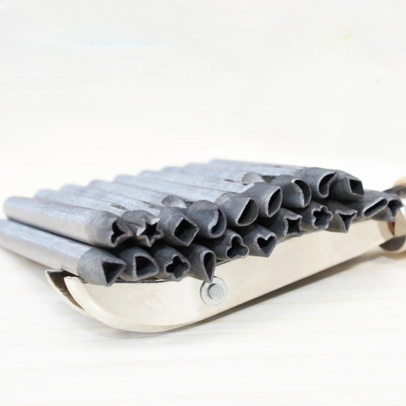 20pcs 5mm Iron Irregular Flowe - Leatherwork Manual ulasan dan harga