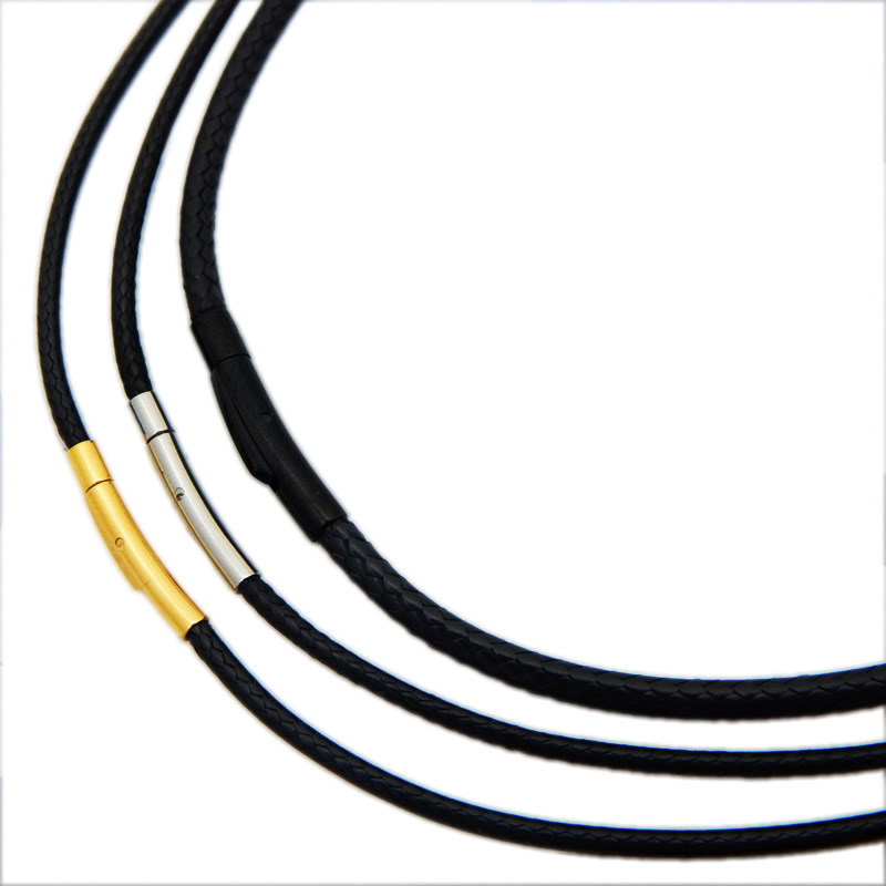 2mm 3mm Black Leather Waxed Co - Leatherwork Thread ulasan dan harga