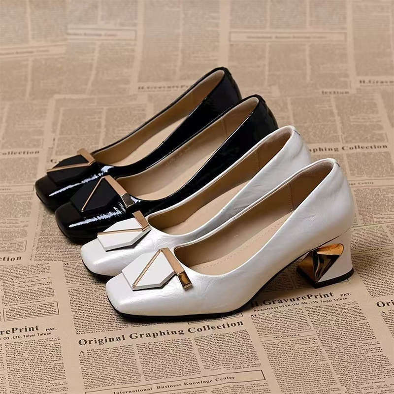 High heels 2026 work leather s - Leatherwork In French ulasan dan harga