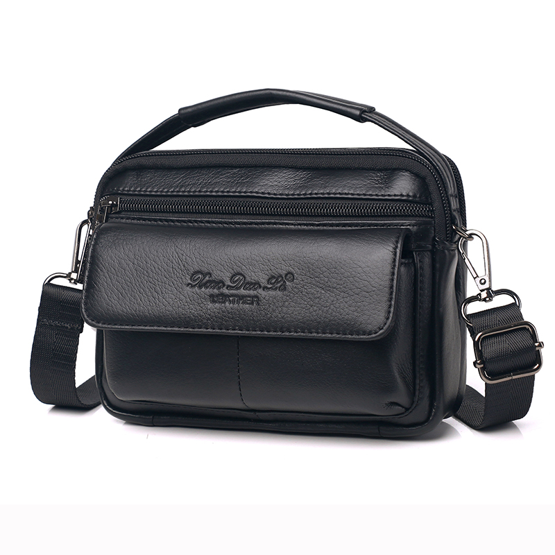 Men Messenger Crossbody Should - Leatherwork Fasteners ulasan dan harga