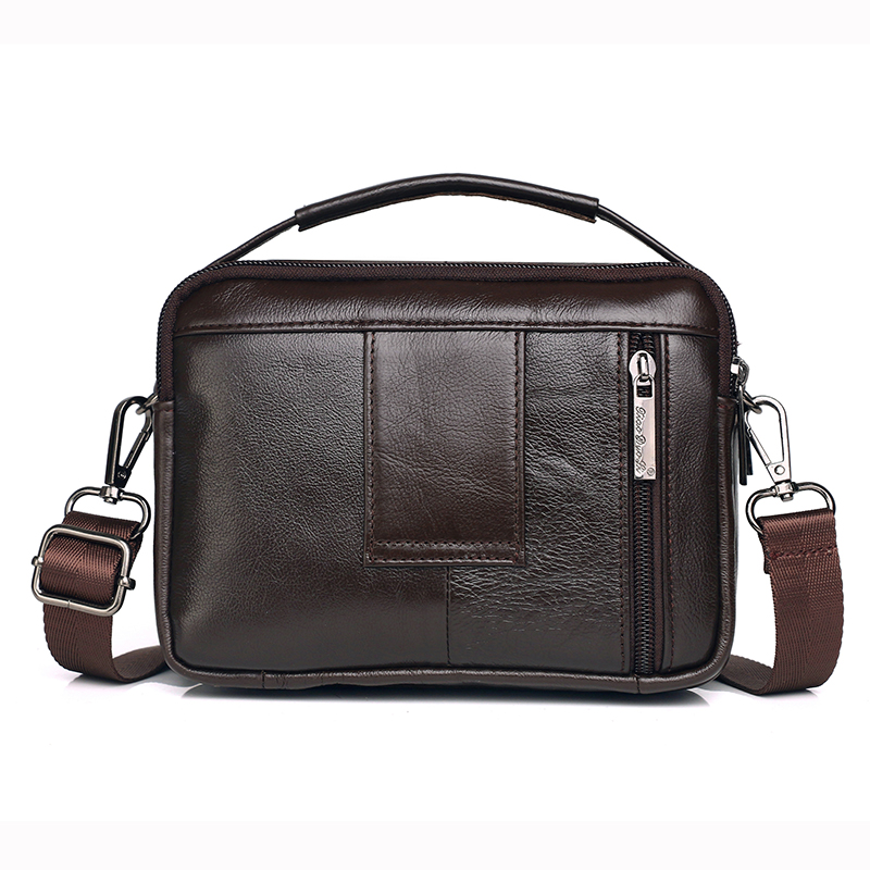 Men Messenger Crossbody Should - Leatherwork Fasteners ulasan dan harga