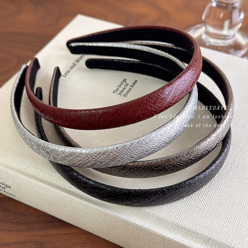 Vintage Red Leather Thin Headb - Leatherwork Rings ulasan dan harga