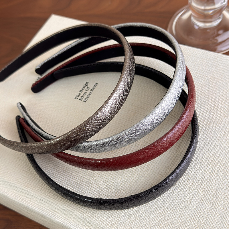 Vintage Red Leather Thin Headb - Leatherwork Rings ulasan dan harga