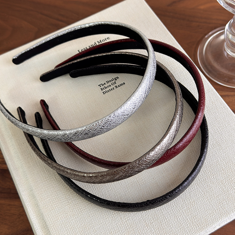 Vintage Red Leather Thin Headb - Leatherwork Rings ulasan dan harga