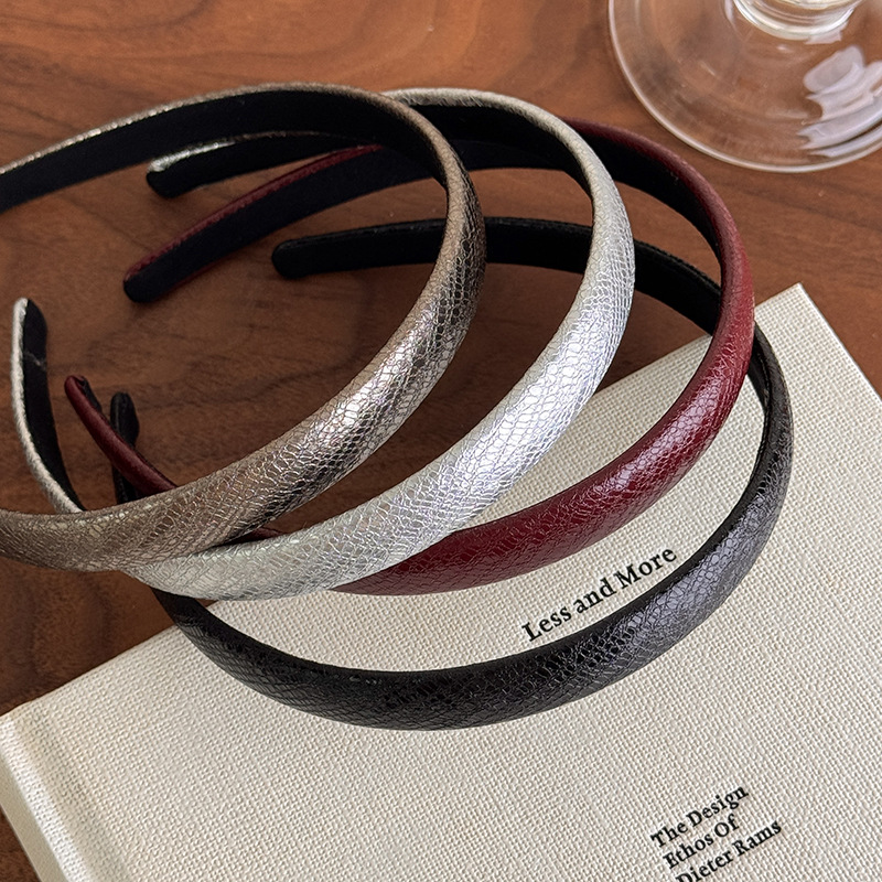 Vintage Red Leather Thin Headb - Leatherwork Rings ulasan dan harga