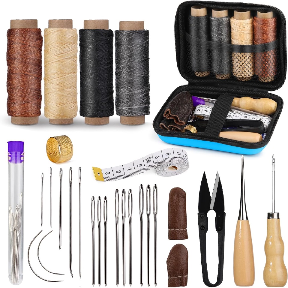 BUDDUR Leather Sewing Tools Ki - Leatherwork Thread ulasan dan harga