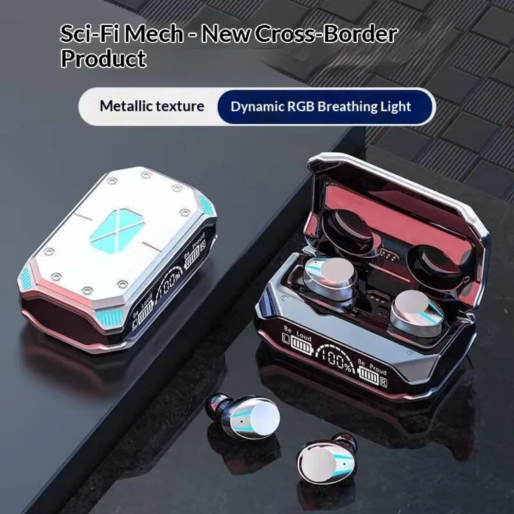Wireless Earbuds Bluetooth 5.3 - Leatherworking Leveling ulasan dan harga