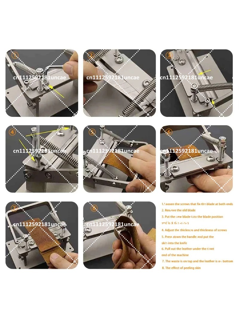 Manual Leather Splitter Peelin - Leatherwork Manual ulasan dan harga