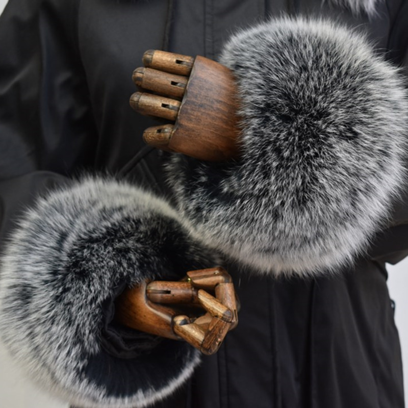 Fox Fur Cuffs For Women Whole  - Leatherwork Rings ulasan dan harga