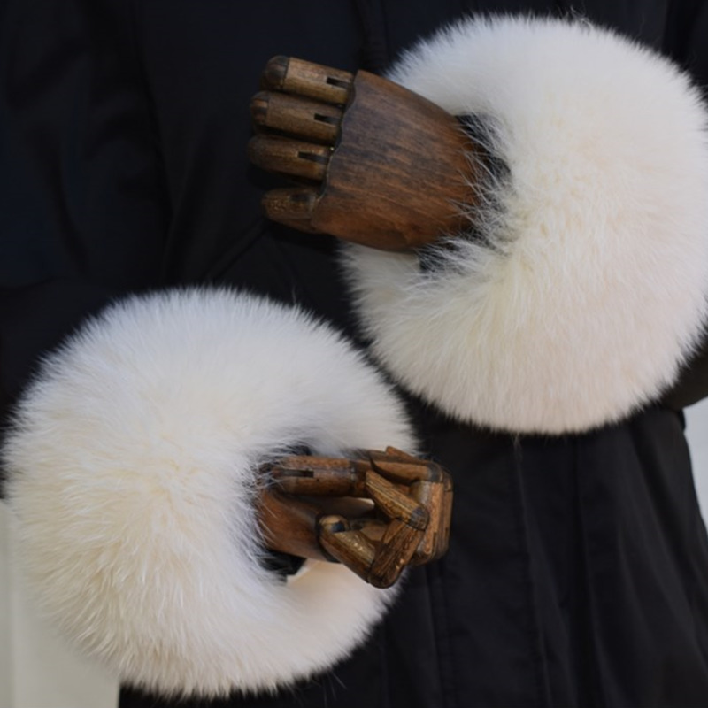 Fox Fur Cuffs For Women Whole  - Leatherwork Rings ulasan dan harga
