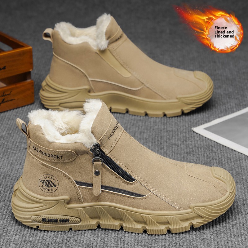 Men's Winter High-Top Work Boo - Leather Work Youtube ulasan dan harga