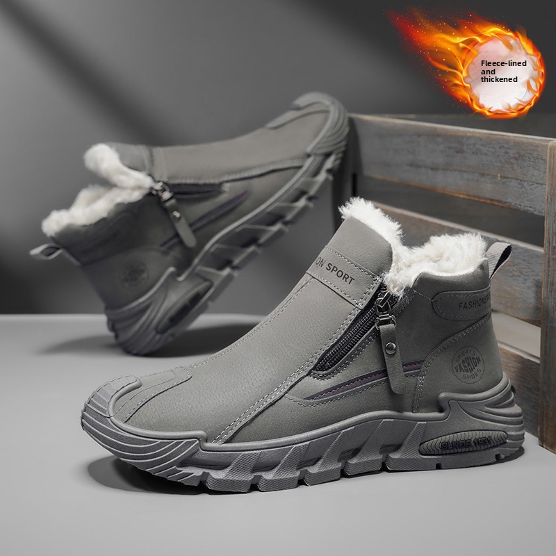 Men's Winter High-Top Work Boo - Leather Work Youtube ulasan dan harga