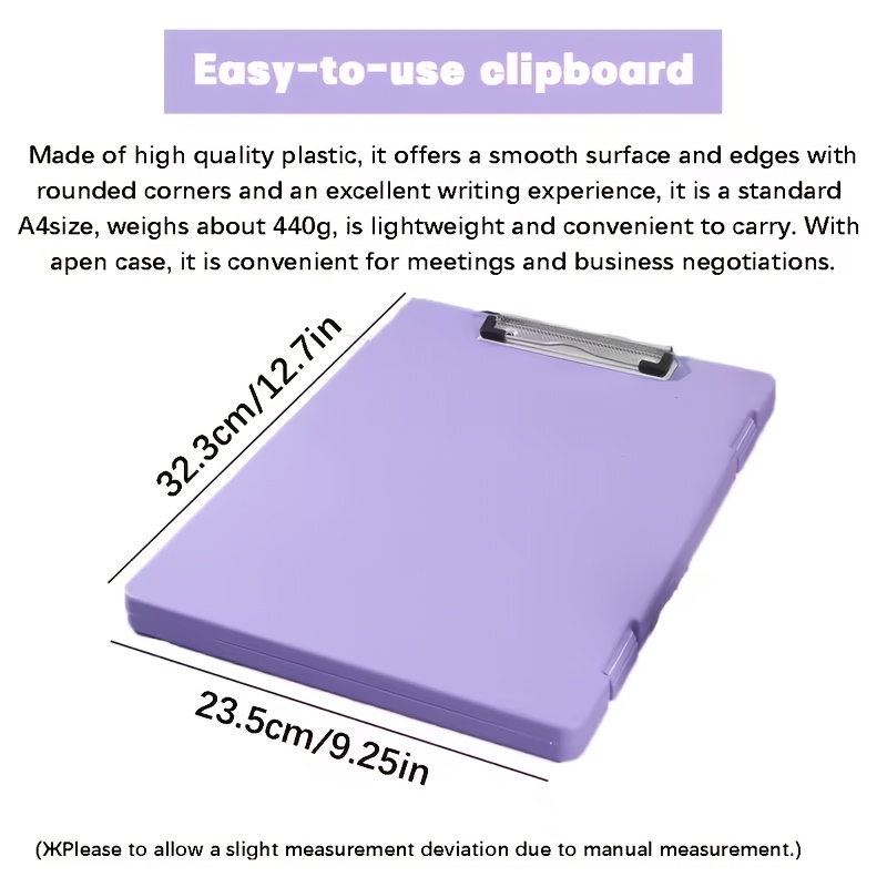 Clipboards with Storage, Plast - Leather Work Folder ulasan dan harga