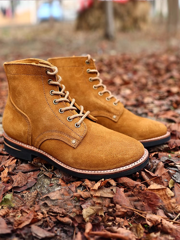Handmade Leather Desert Boots  - Leather Work Youtube ulasan dan harga