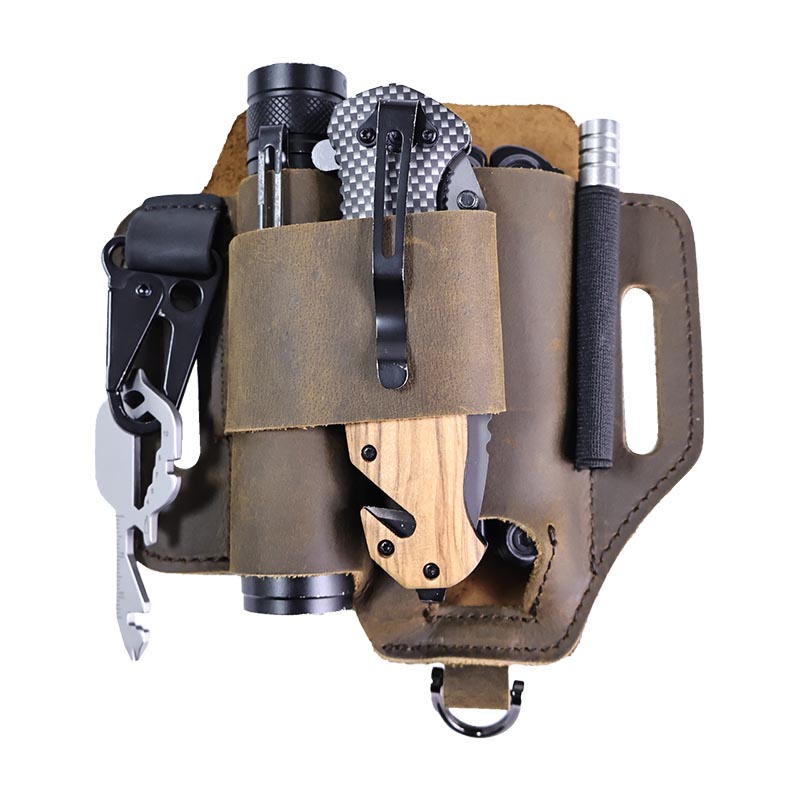Genuine Leather Tactical Fanny - Leatherwork Knife Sheath ulasan dan harga