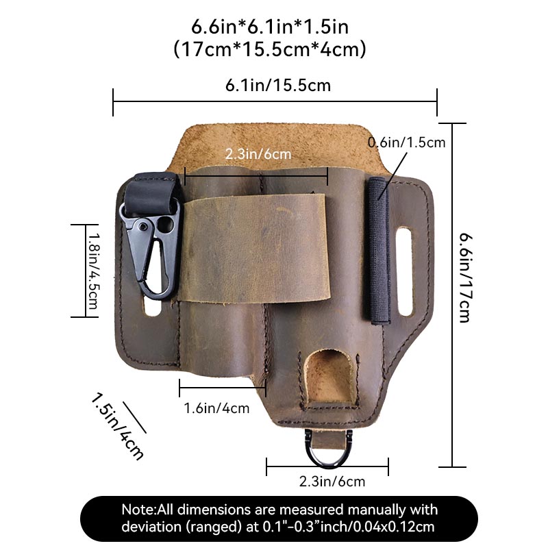 Genuine Leather Tactical Fanny - Leatherwork Knife Sheath ulasan dan harga
