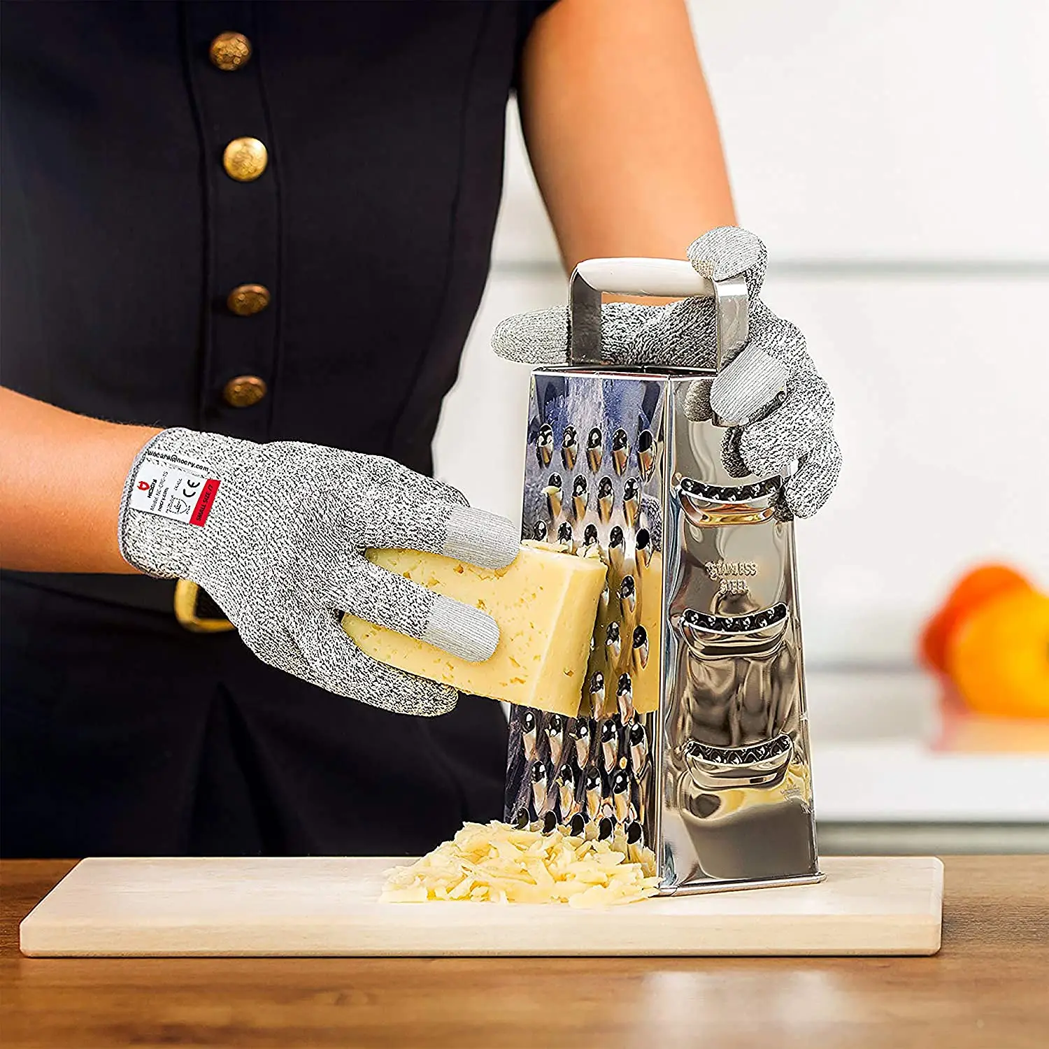 Cut Resistant Gloves Level 5 w - Leatherworking Leveling ulasan dan harga