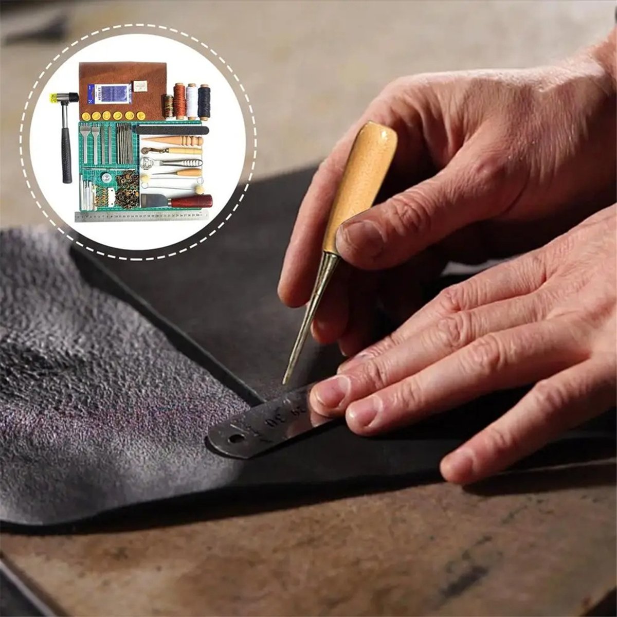L63A Leather Working Tools Man - Leatherwork Manual ulasan dan harga