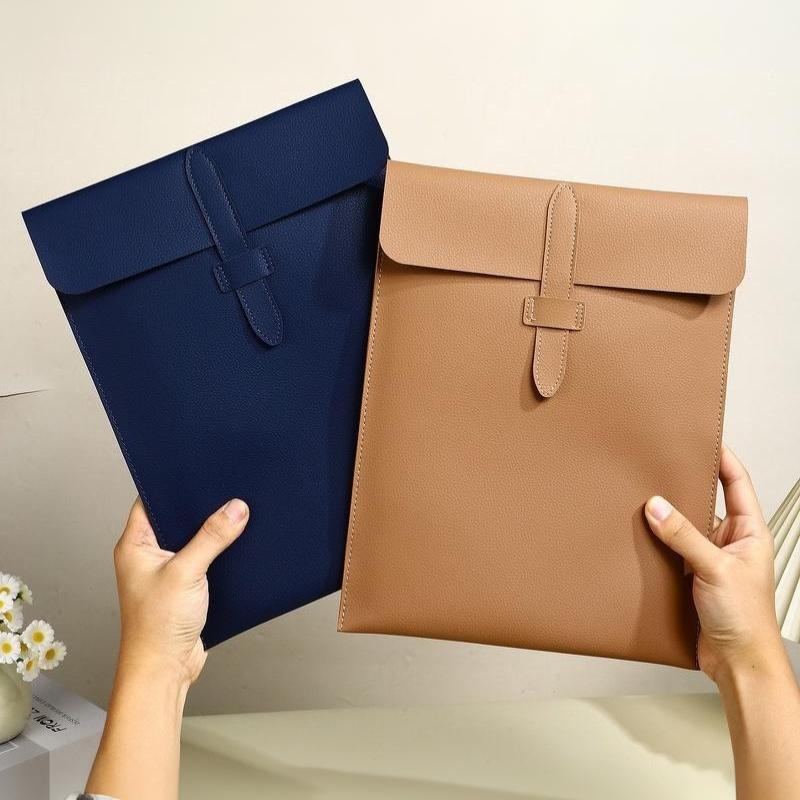 A4 Scratch Resistant Thick Lea - Leather Work Folder ulasan dan harga