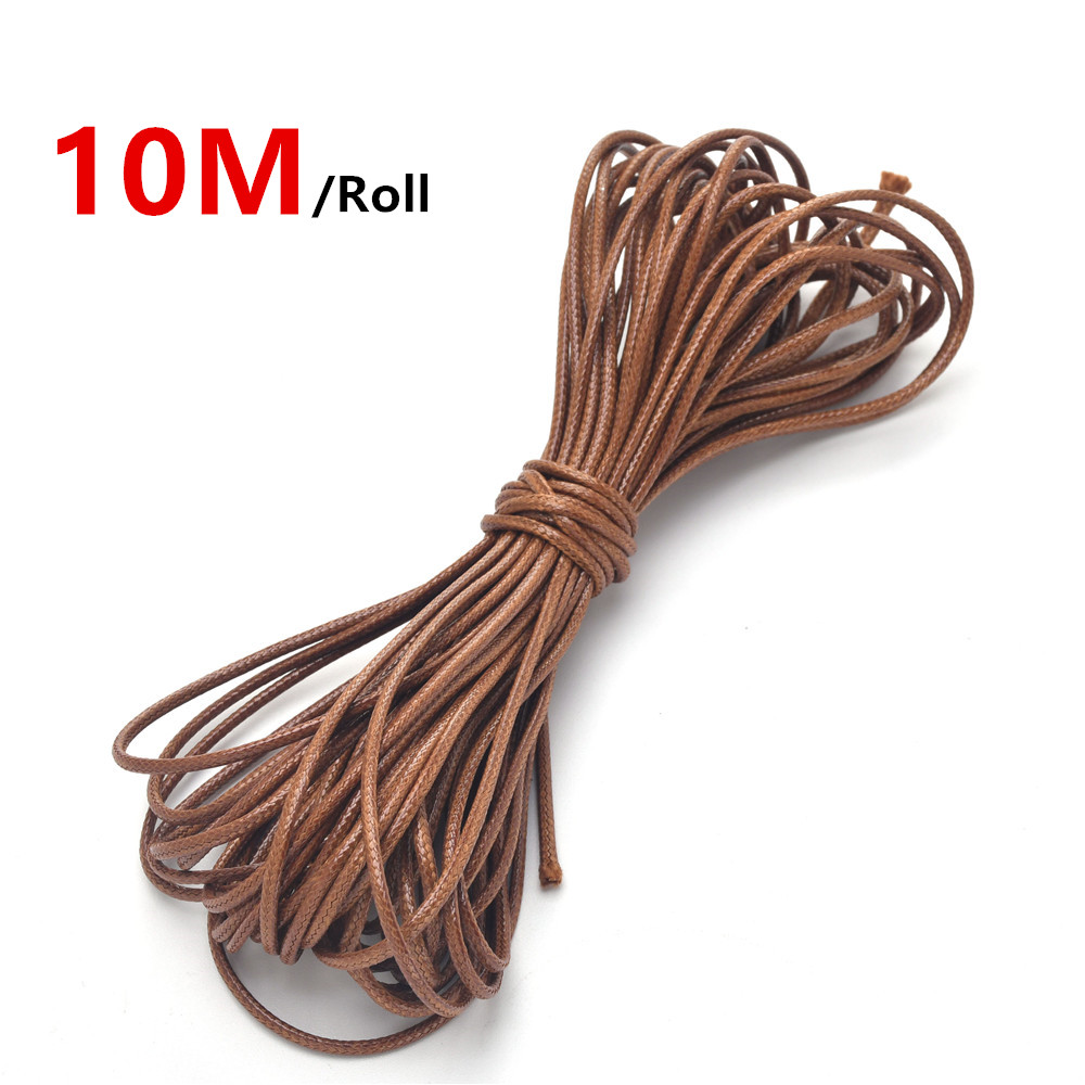 10M/11Yards 1.5mm Korean Waxed - Leatherwork Thread ulasan dan harga
