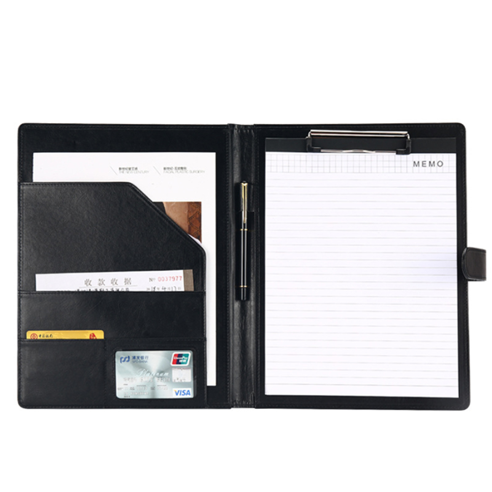 A4 Conference Folder Business  - Leather Work Folder ulasan dan harga
