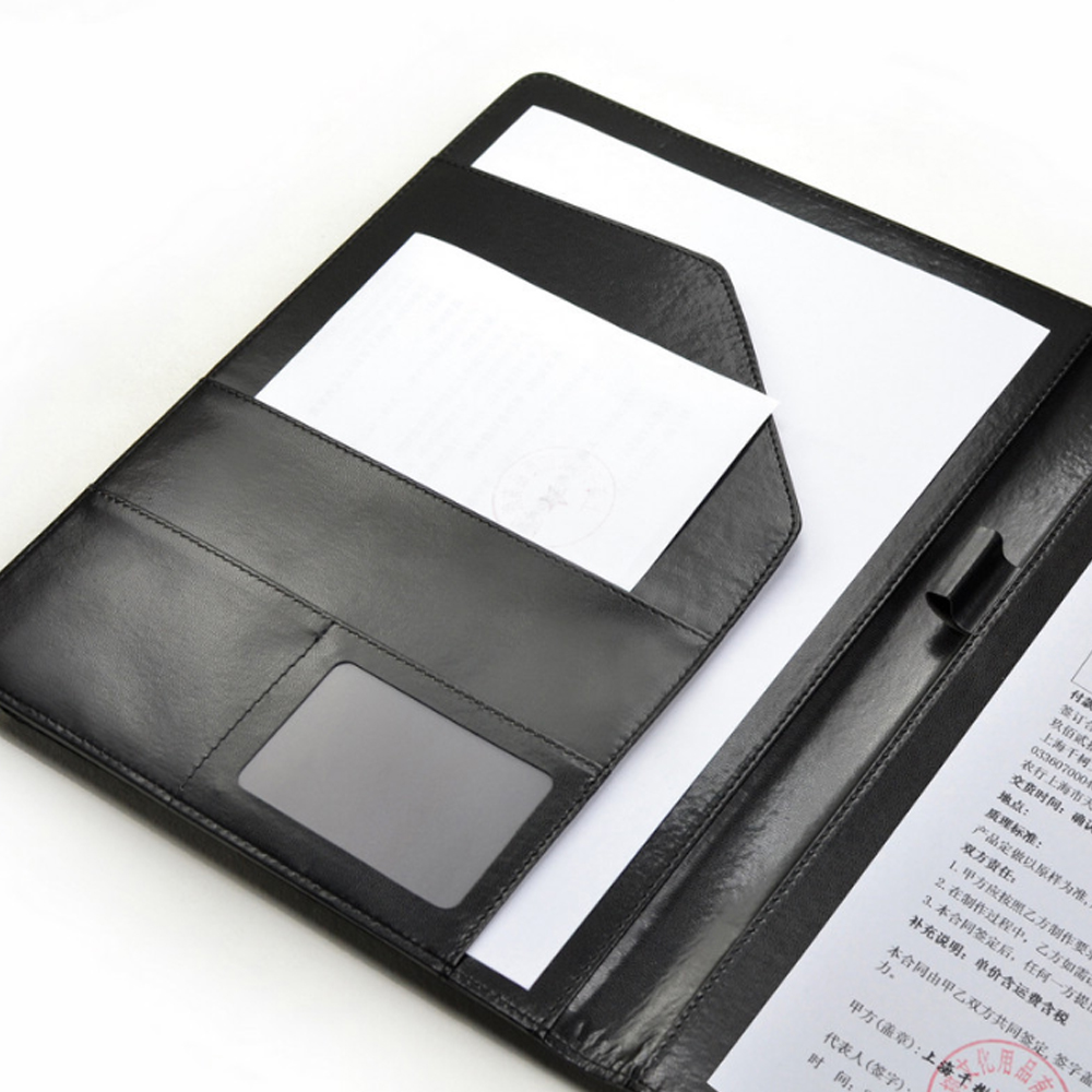 A4 Conference Folder Business  - Leather Work Folder ulasan dan harga