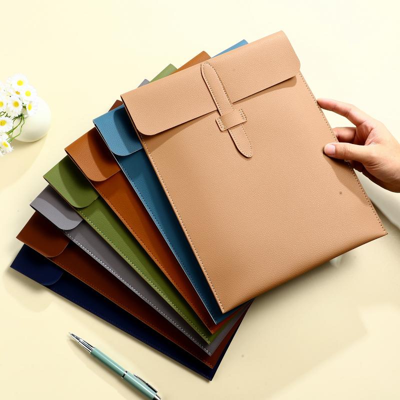 A4 Premium Vertical Leather Do - Leather Work Folder ulasan dan harga