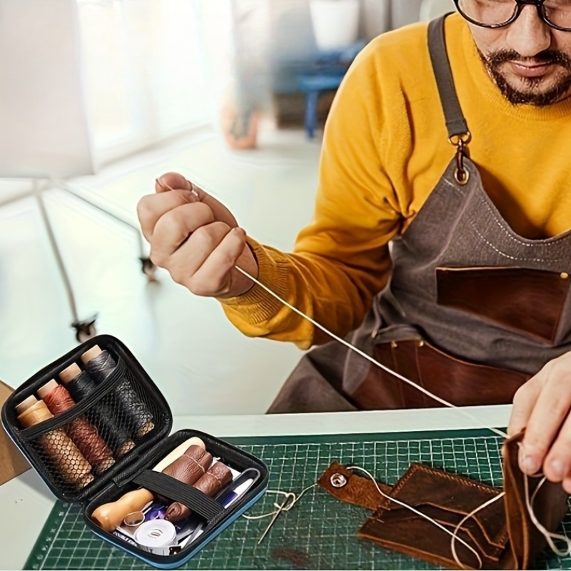 Leather Sewing Kit, Leather Re - Leatherwork Thread ulasan dan harga