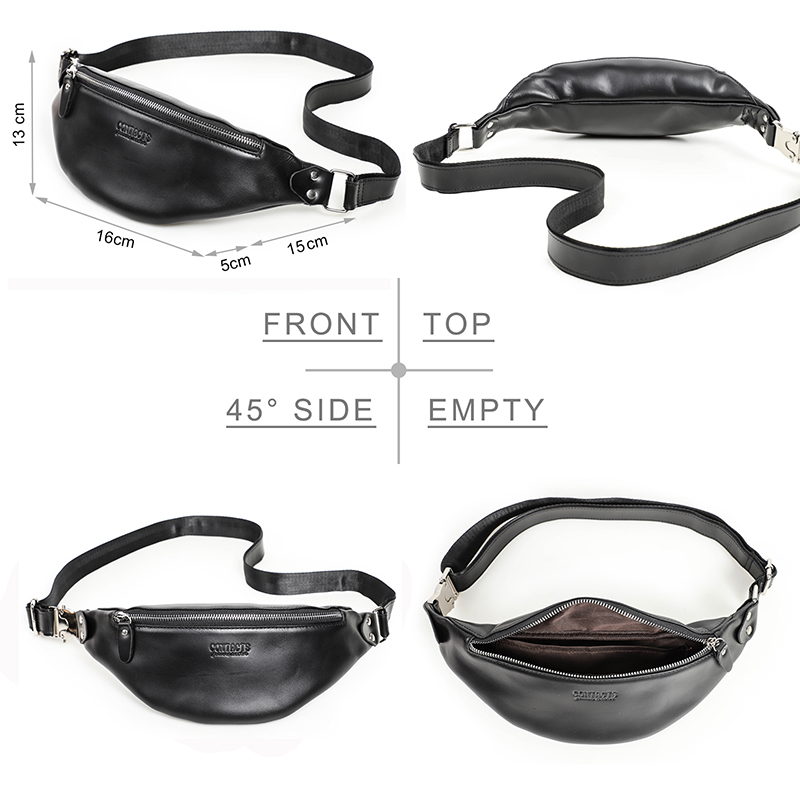 CONTACT'S Men Waist Packs Genu - Leatherwork Fasteners ulasan dan harga