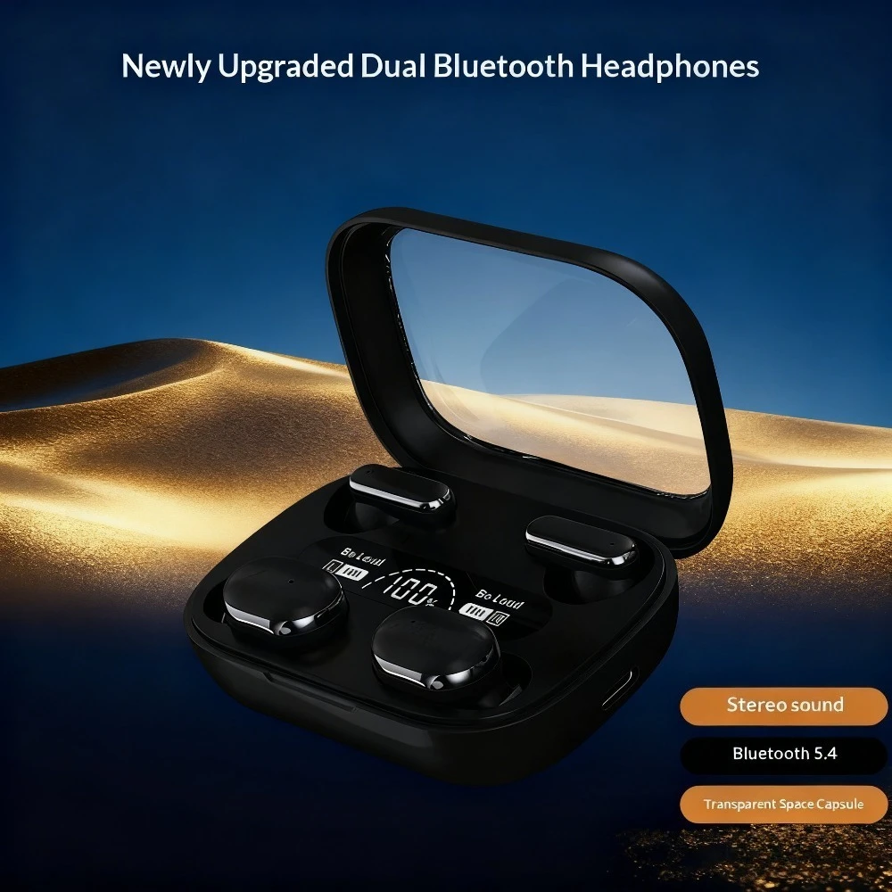 Wireless Earbuds Noise Cancell - Leatherworking Leveling ulasan dan harga
