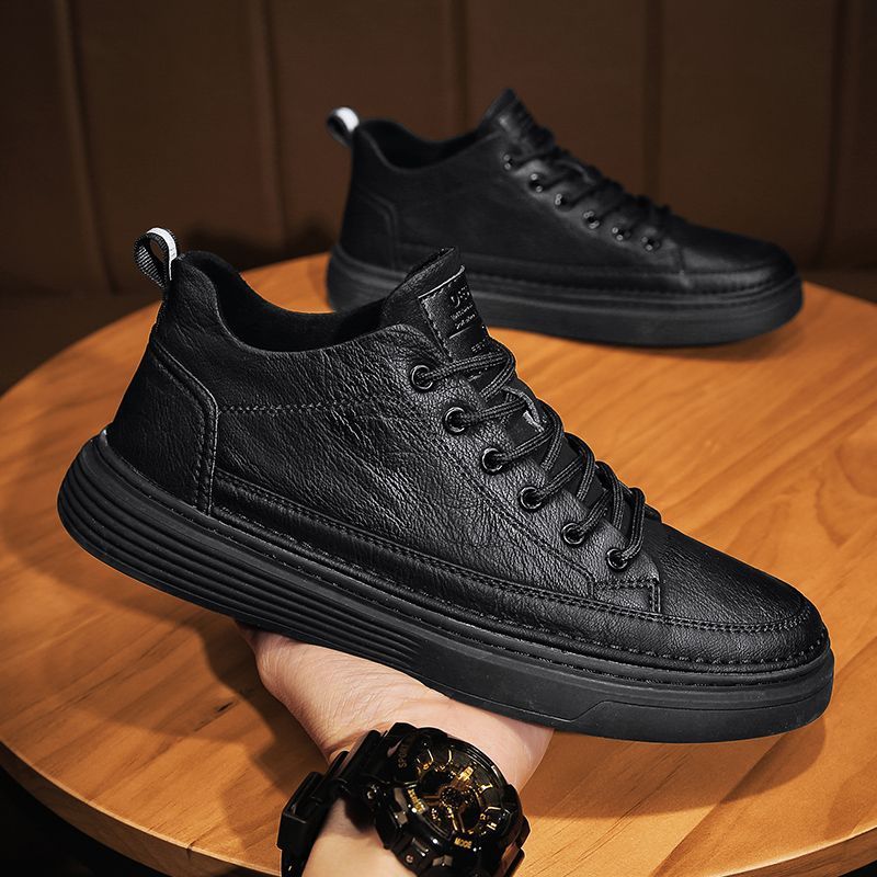 Casual leather shoes 2025 Spri - Leatherworking Leveling ulasan dan harga