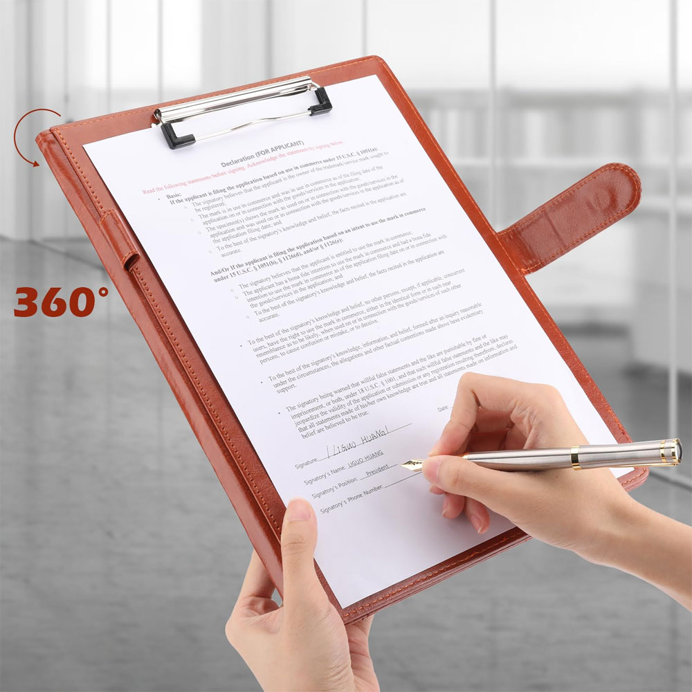 Multifunctional Leather Folder - Leather Work Folder ulasan dan harga