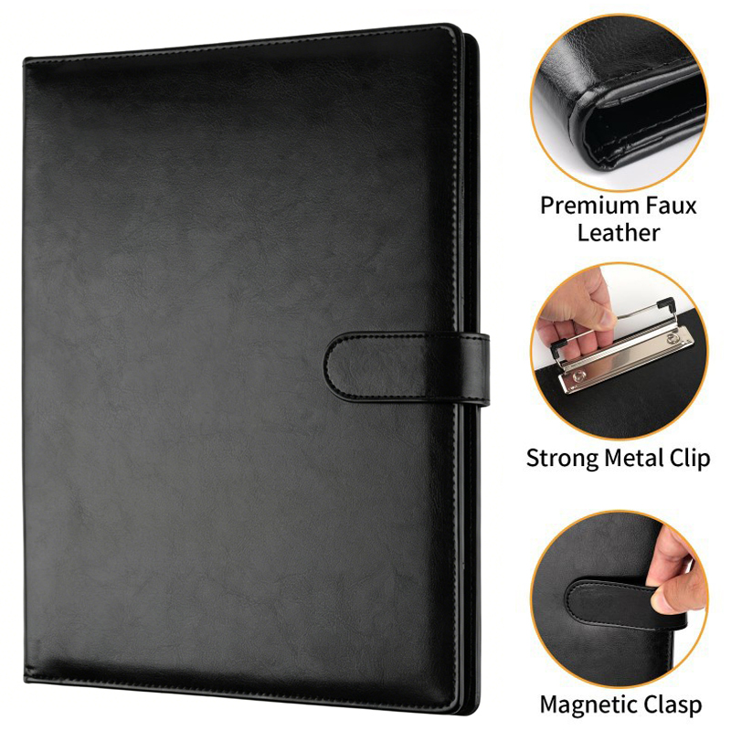 A4 Leather Business Portfolio  - Leather Work Folder ulasan dan harga